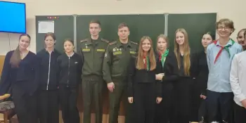Встреча с представителями военной части